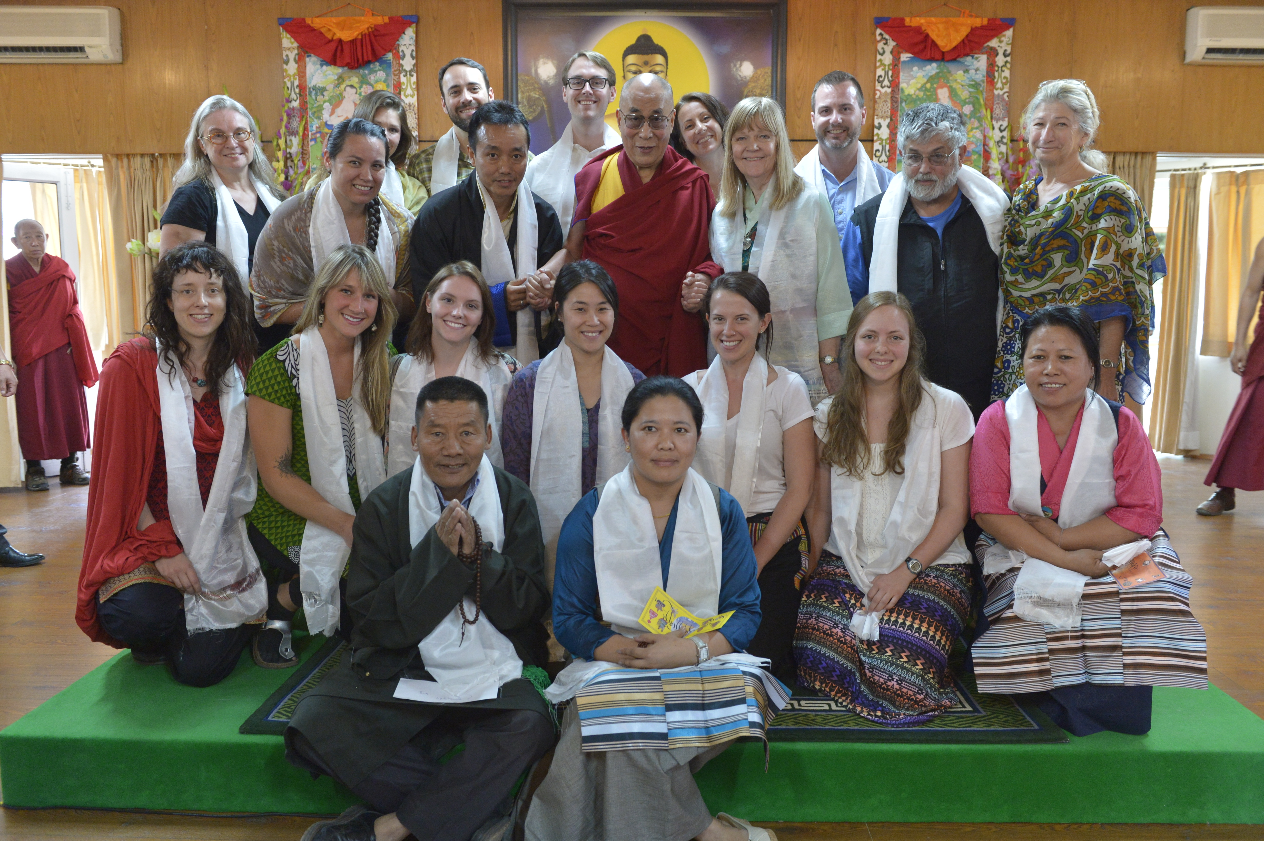 his holiness the dalai lama and the 2015 india group trip cohort