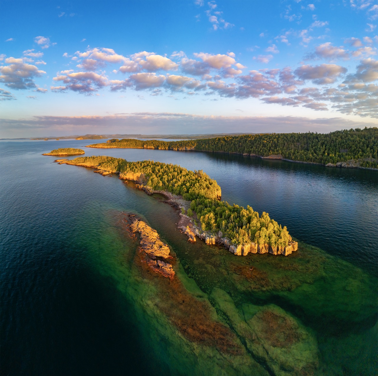 Landscape of waterways